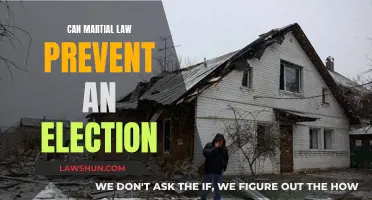 Martial Law: Can It Halt Elections?