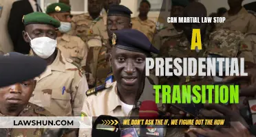 Martial Law: Can It Block a Presidential Transition?