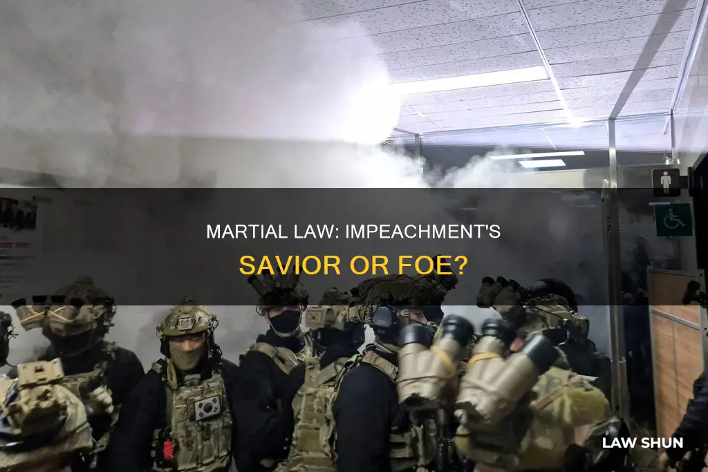 can martial law stop impeachment