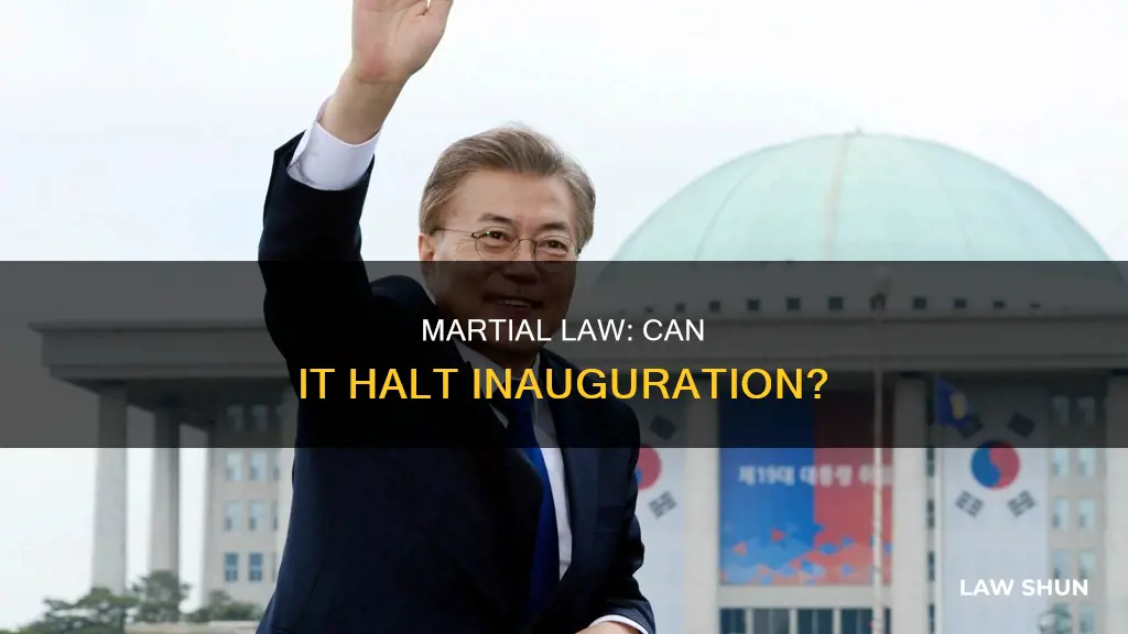 can martial law stop inauguration