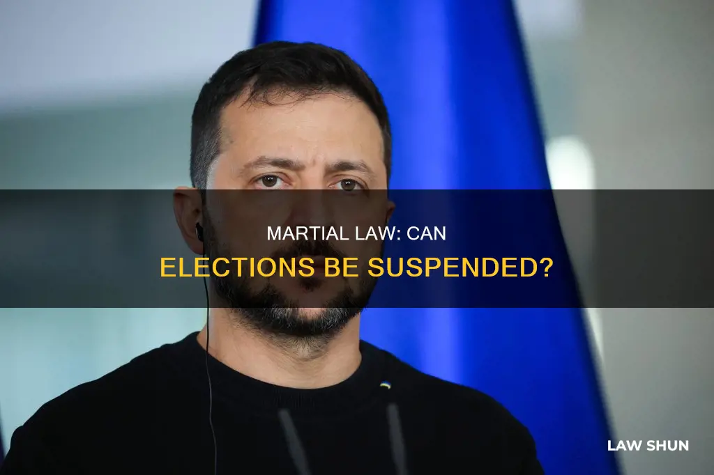can martial law suspend elections