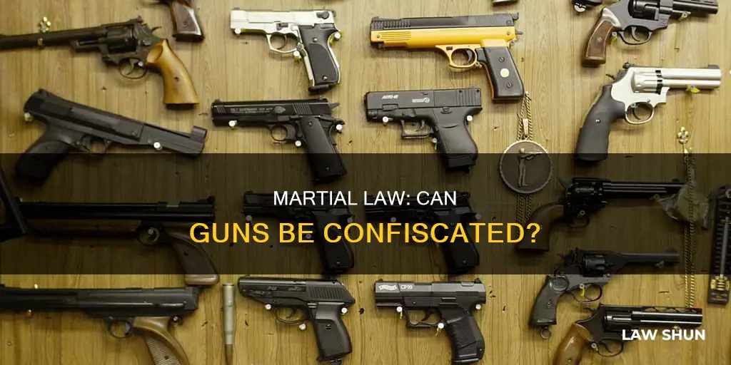 can martial law take away guns