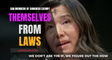 Congressional Power: Exempting Themselves from Laws?