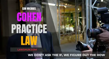 Michael Cohen: Can He Practice Law?