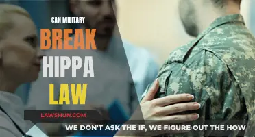 Military and HIPAA: Can They Break the Law?