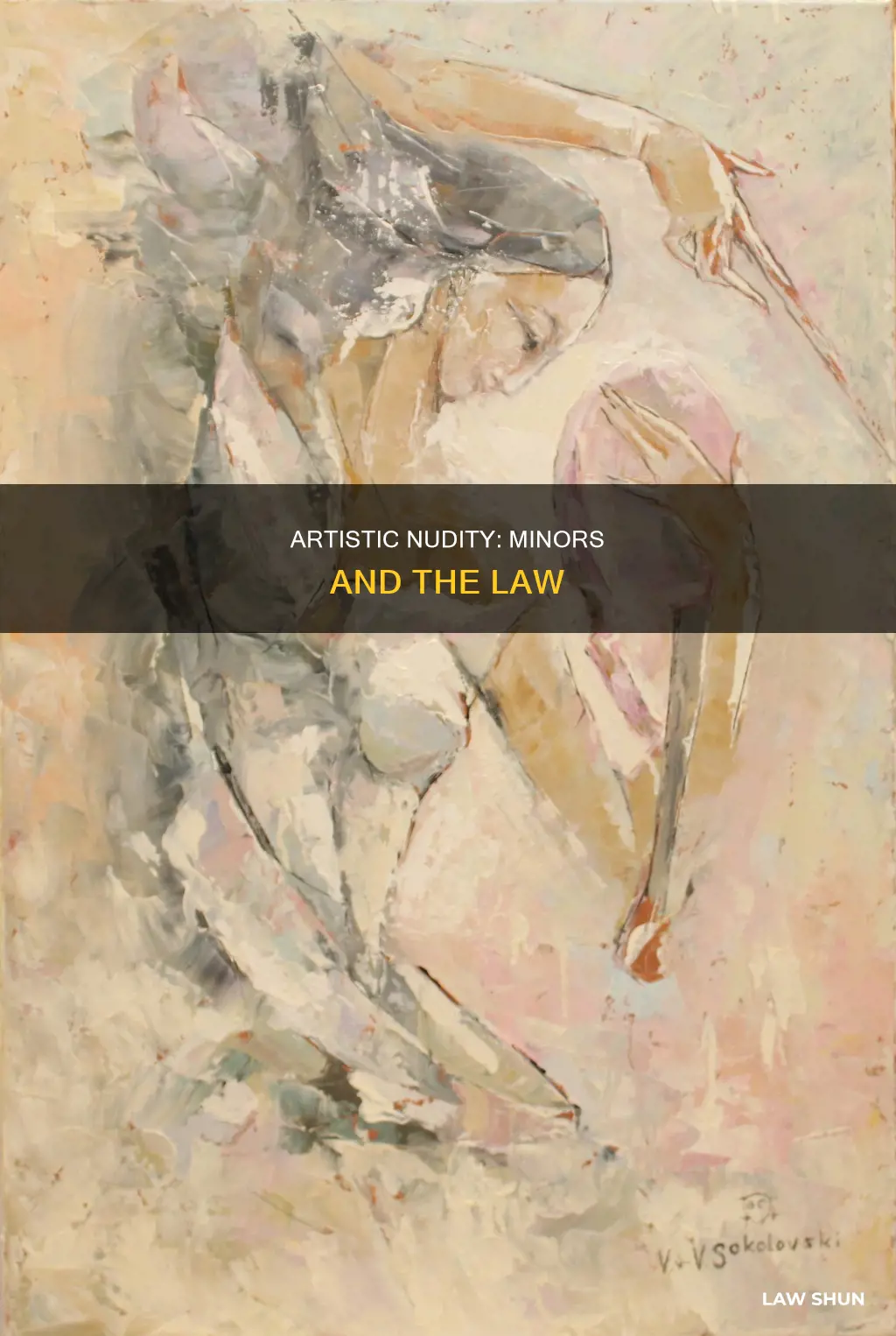 can minors look at nude paintings and law
