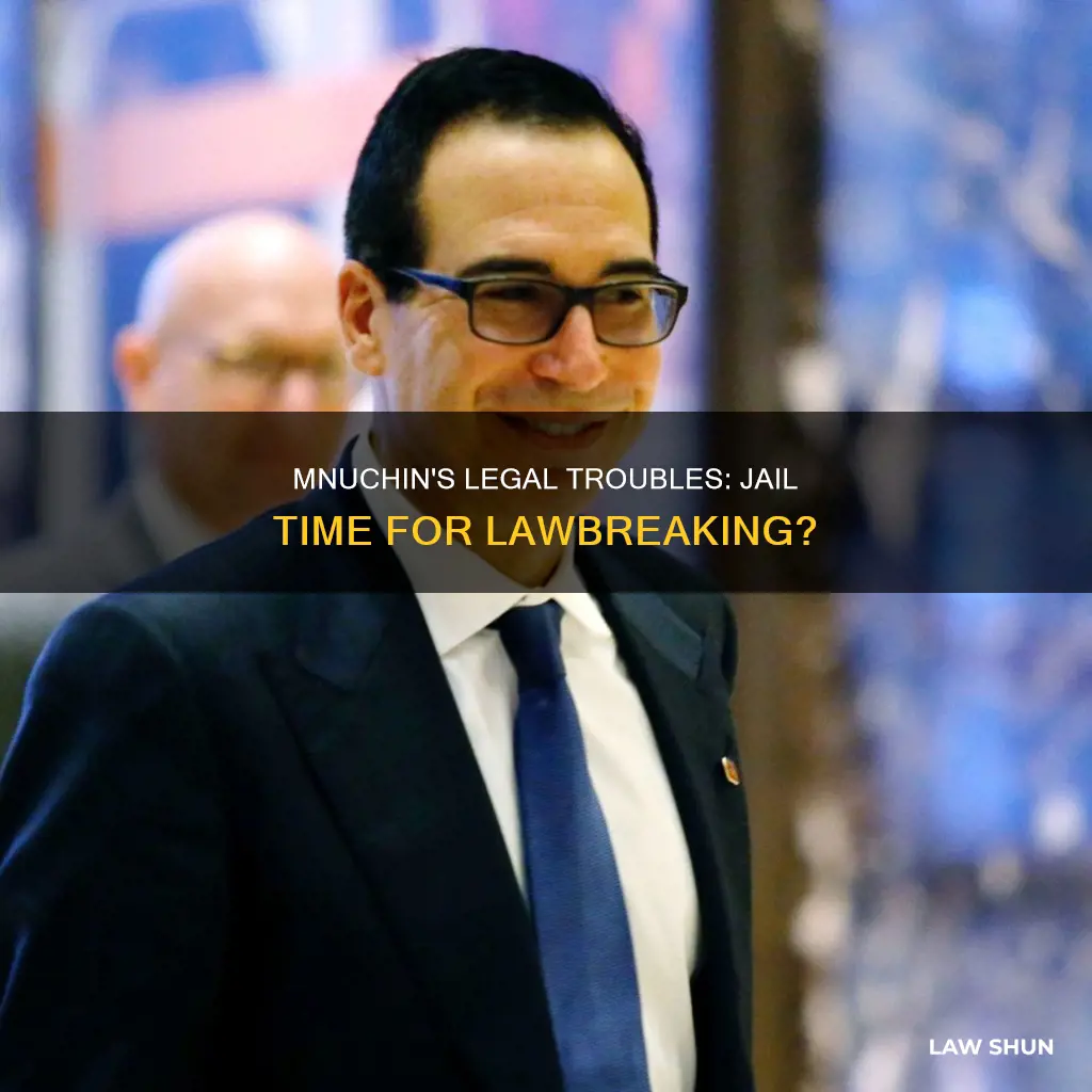 can mnuchin be put in jail for breaking the law