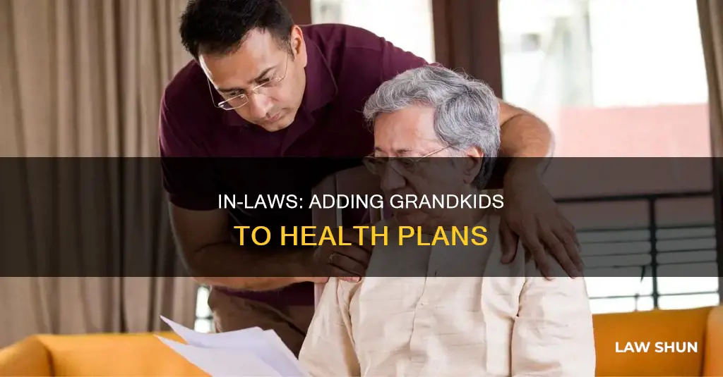 can mother in law add kids to healthplan