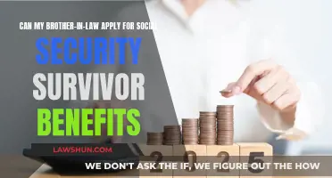 How can my brother-in-law claim survivor benefits?