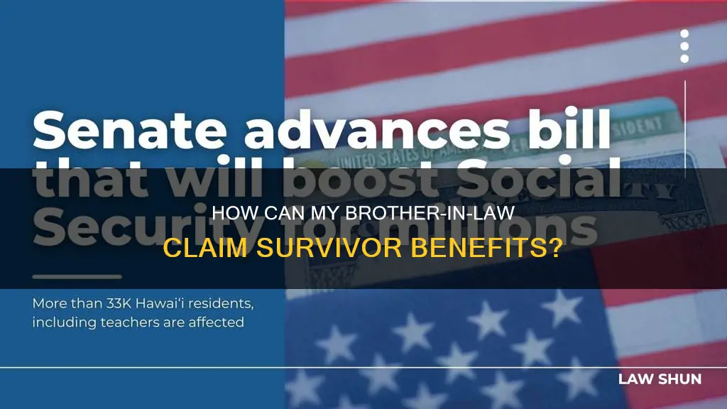 can my brother-in-law apply for social security survivor benefits