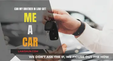 How to Receive a Car Gift from Your Brother-in-Law