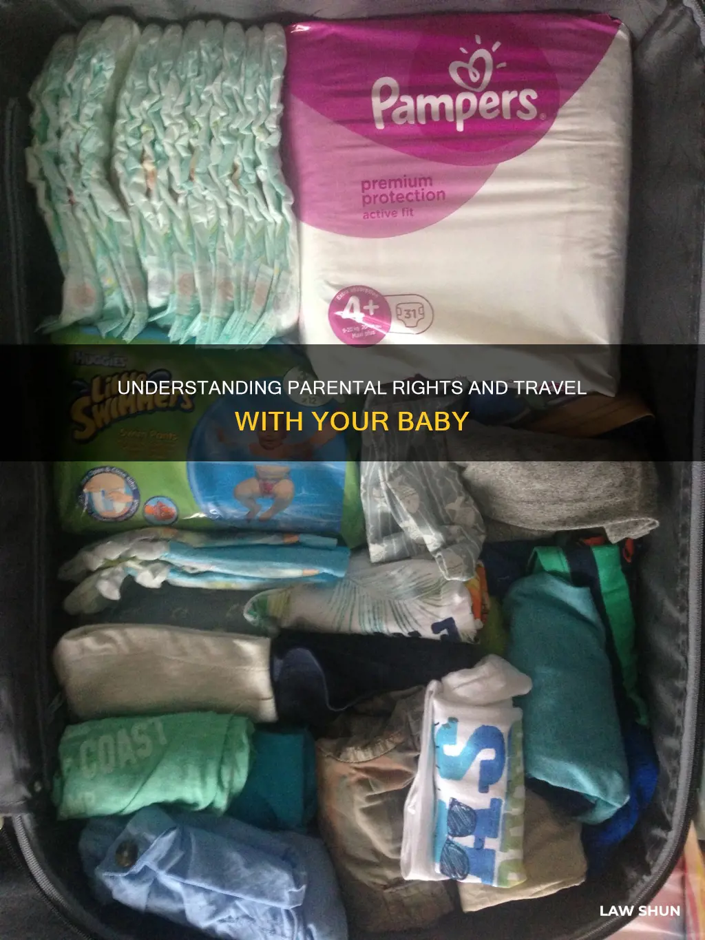 can my brother-in-law take my baby over seas