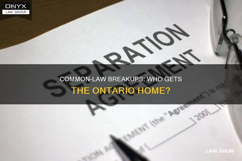 can my common law partner kick me out ontario