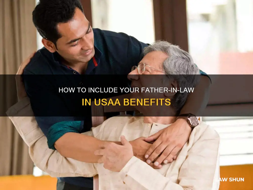 can my father in law join usaa