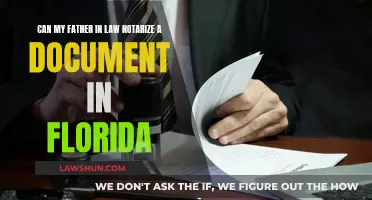 Florida Notary Laws: Can Your Father-in-Law Help?