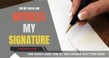In-Law Witness: Is It Legal?