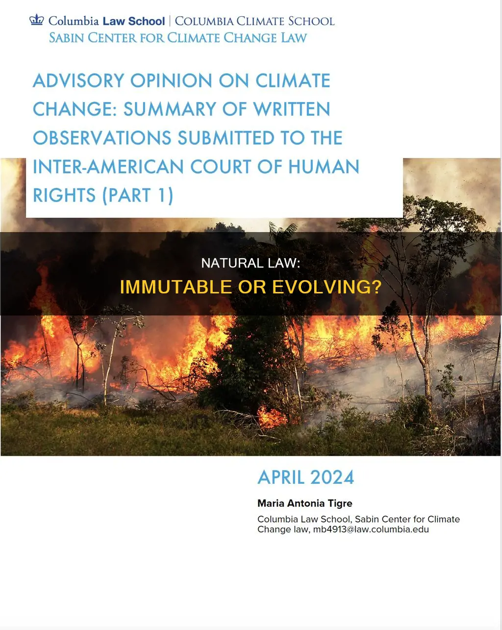 can natural law be changed