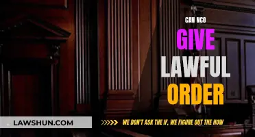 Understanding Lawful Orders: The NCO's Authority