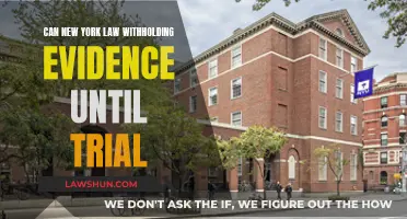 Withholding Evidence: New York Law's Trial Surprise