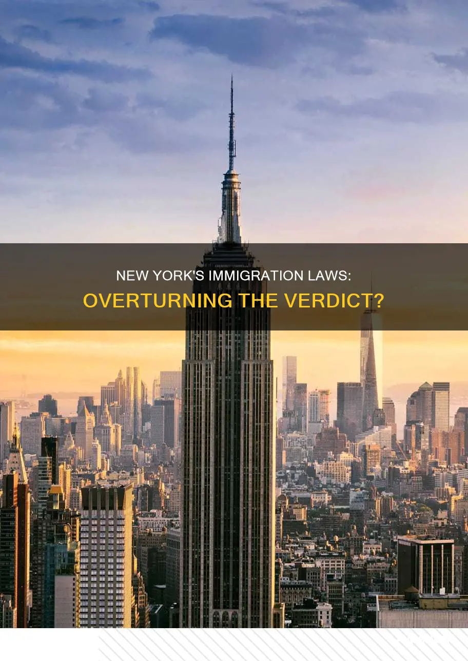 can new york over turn the new immigration law