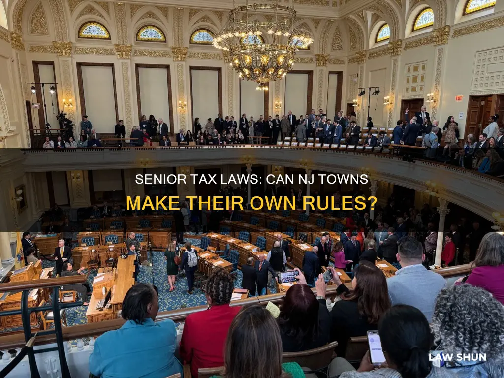 can nj towns have local senior tax laws