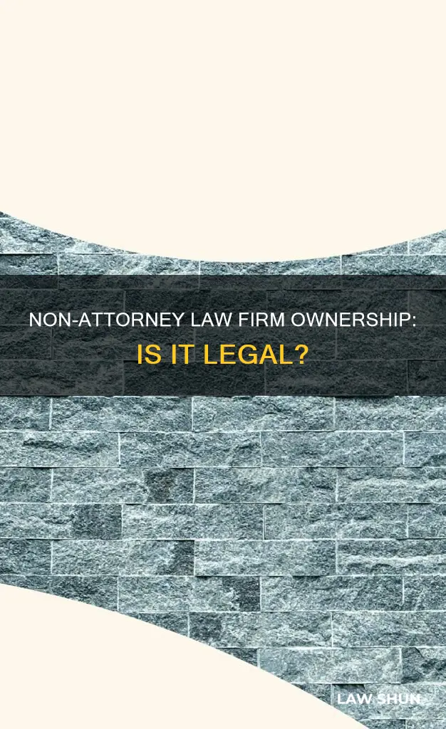 can non attorney own a law firm
