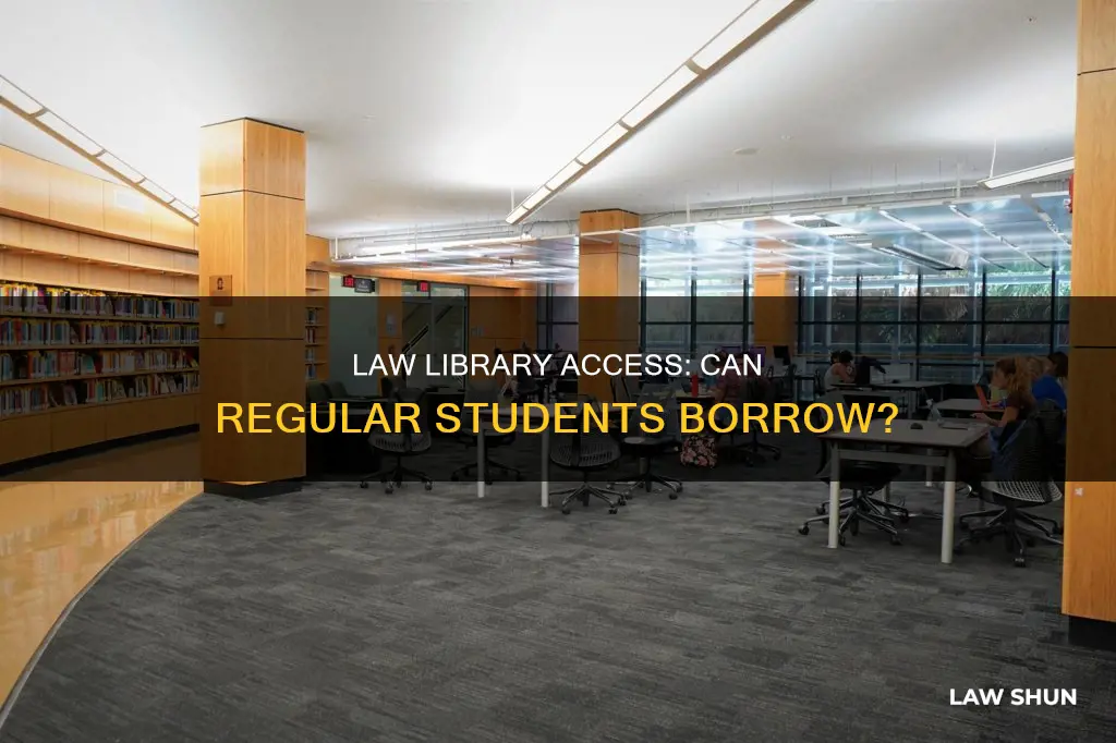 can normal students check out law library books uf