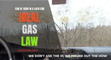 Ideal Gas Law: Soda in a Cold Car