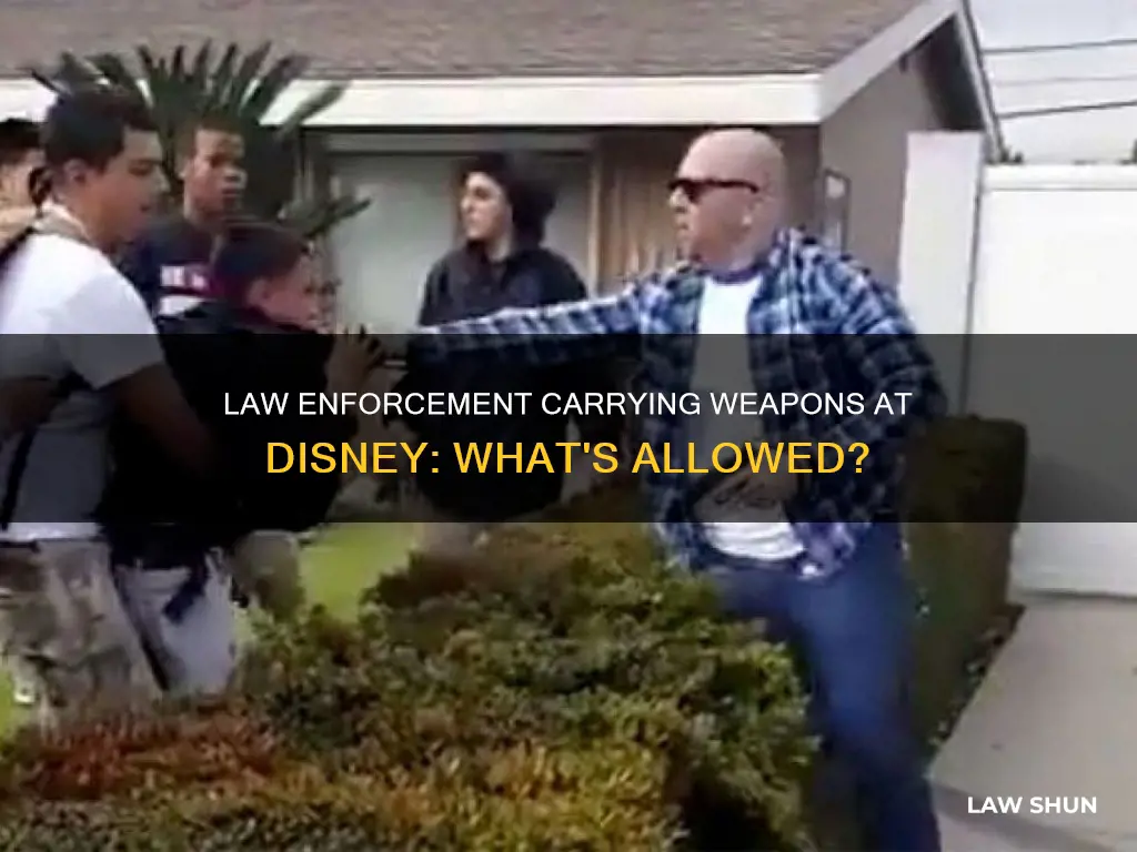 can off duty law enforcement carry at disney world