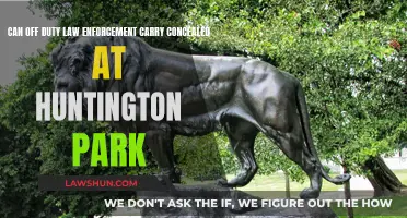 Off-Duty Carry: Can Law Enforcement Conceal at Huntington Park?
