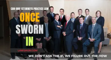 Ohio Attorneys: Sworn-In, Ready to Practice Law?