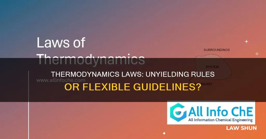 can one obey the laws of thermodynamics