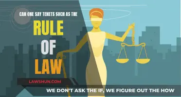 The Rule of Law: Understanding its Tenets and Principles