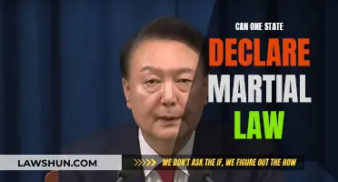 Martial Law: Can a Single State Declare It?