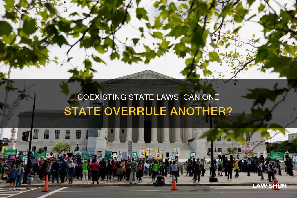 can one state negate another state