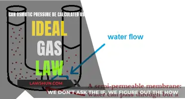 Osmotic Pressure Calculation: Ideal Gas Law Application