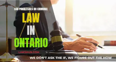 Paralegals in Ontario: Criminal Law and You
