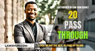 Law Firm Partners: Deducting 20 Pass-Through Expenses