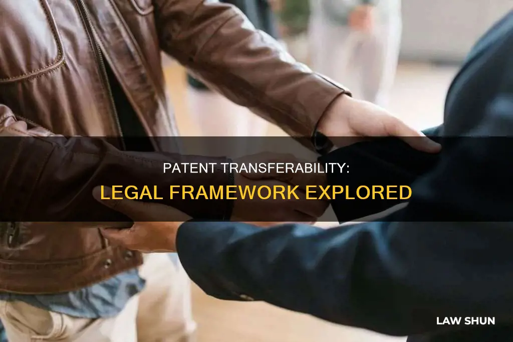 can patent be transferred under law