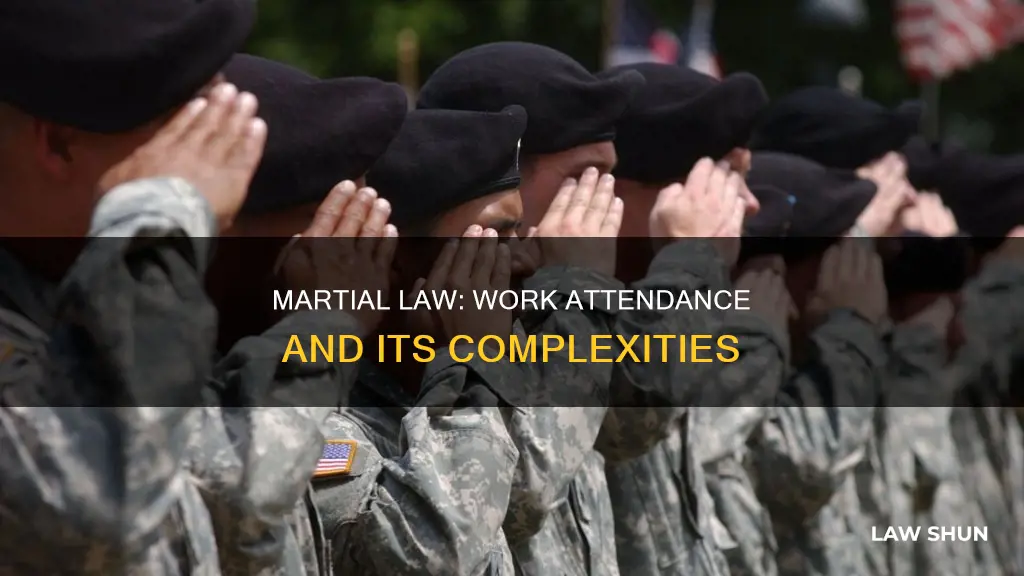 can people go to work during martial law