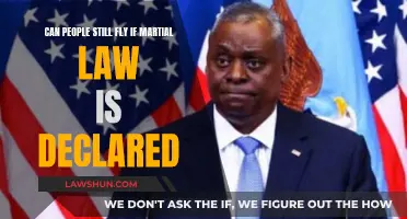 Martial Law: Can People Still Fly?