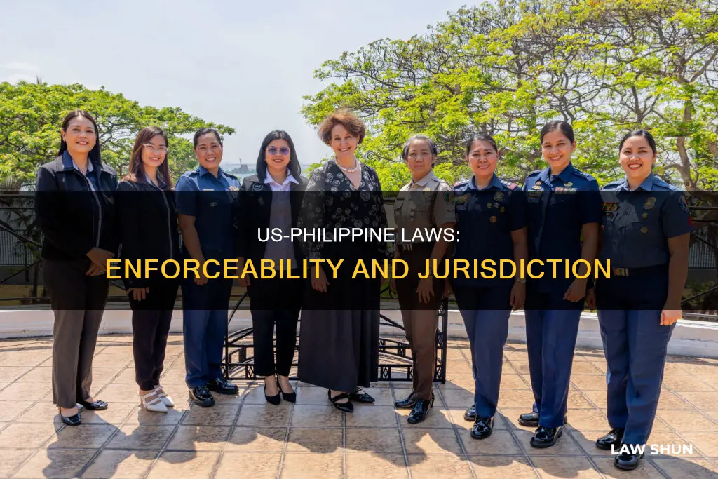 can phillipino laws be enforced in us