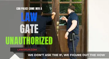 Police Overstepping Boundaries: Legal Gate Unauthorized Entry