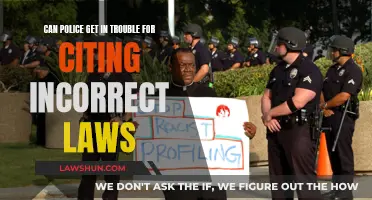 Police Accountability: Misquoting Laws and Their Consequences