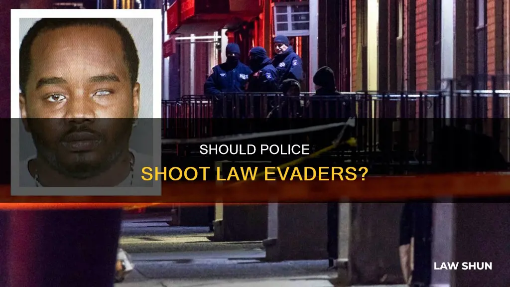 can police shoot people for evading the law