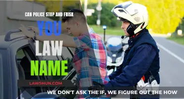 Your Rights: Stop and Frisk Laws and You
