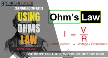 Power Calculation Through Ohm's Law: Is It Possible?