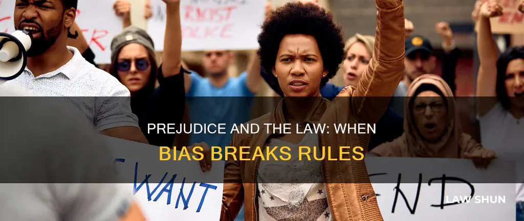 can prejudice break the law