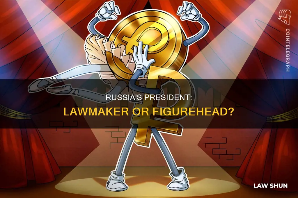 can pres of russia make any laws without legislatove