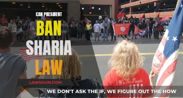 Sharia Law: Presidential Power to Ban?